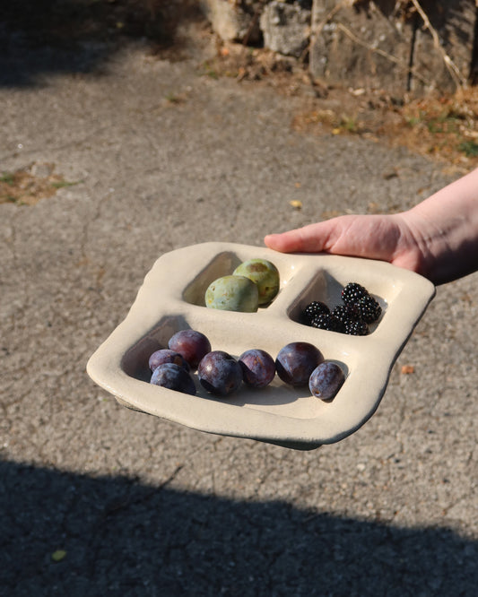 Plateau à compartiment