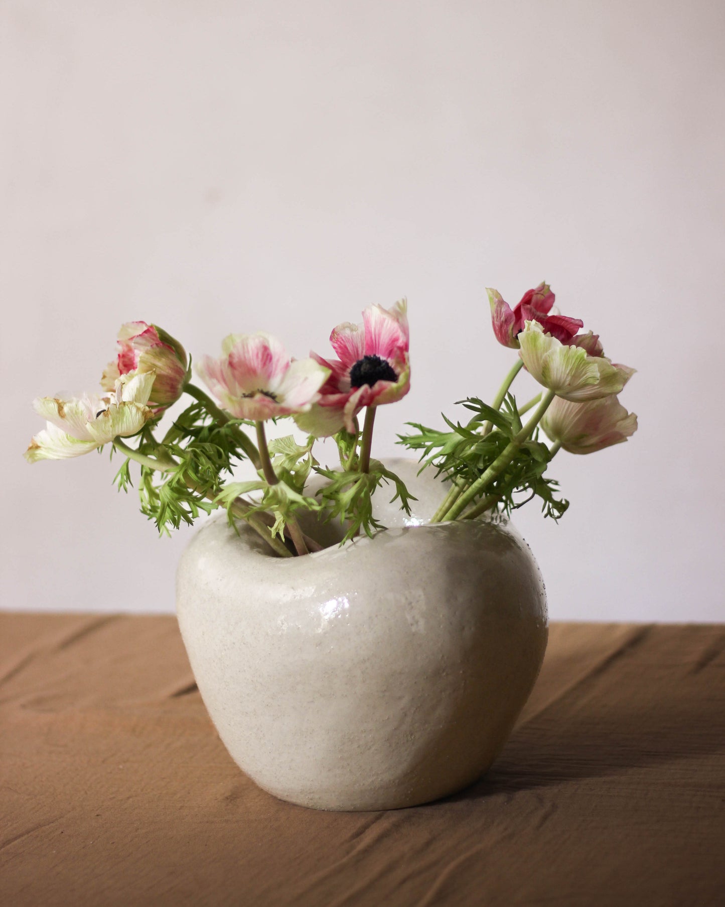 Vase sculptural à double paroi - pièce unique