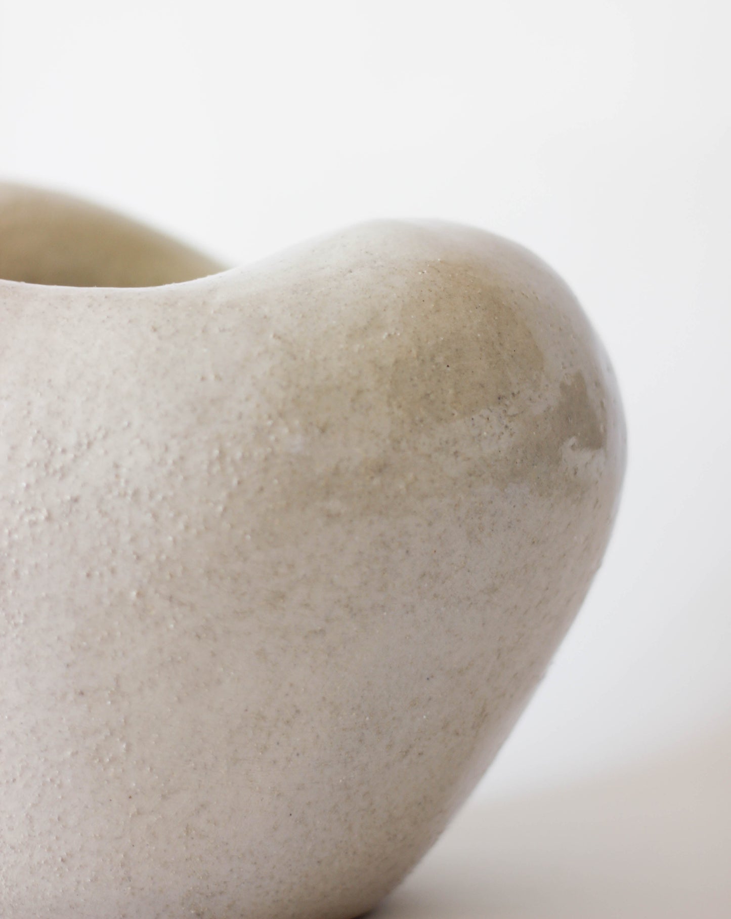 Vase sculptural à double paroi - pièce unique