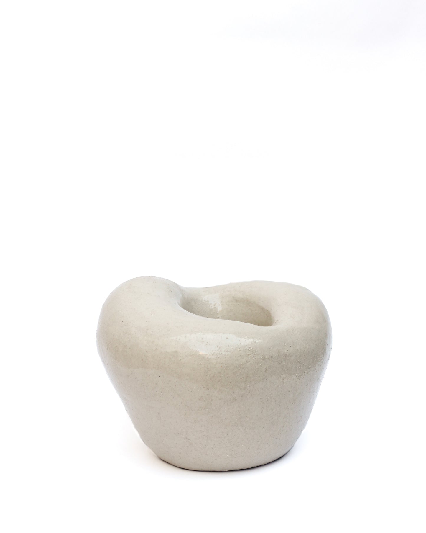 Vase sculptural à double paroi - pièce unique