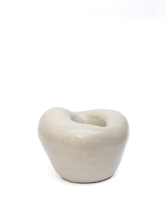 Vase sculptural à double paroi - pièce unique