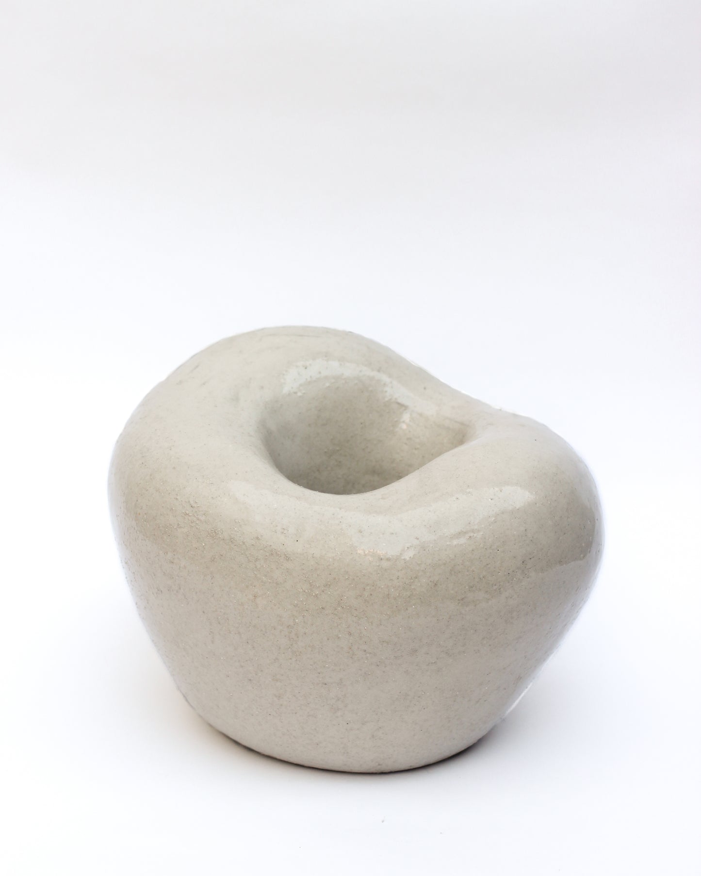 Vase sculptural à double paroi - pièce unique