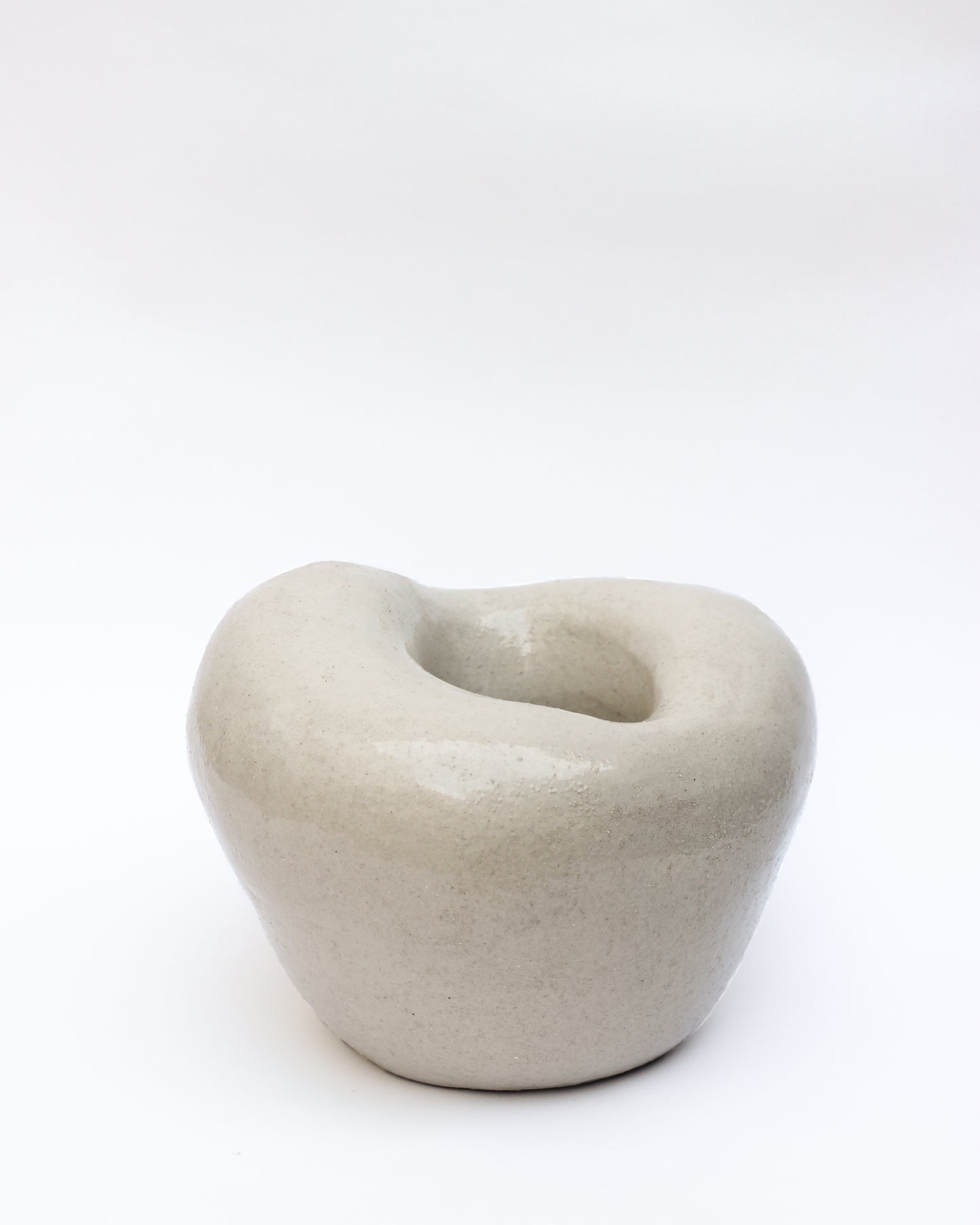 Vase sculptural à double paroi - pièce unique