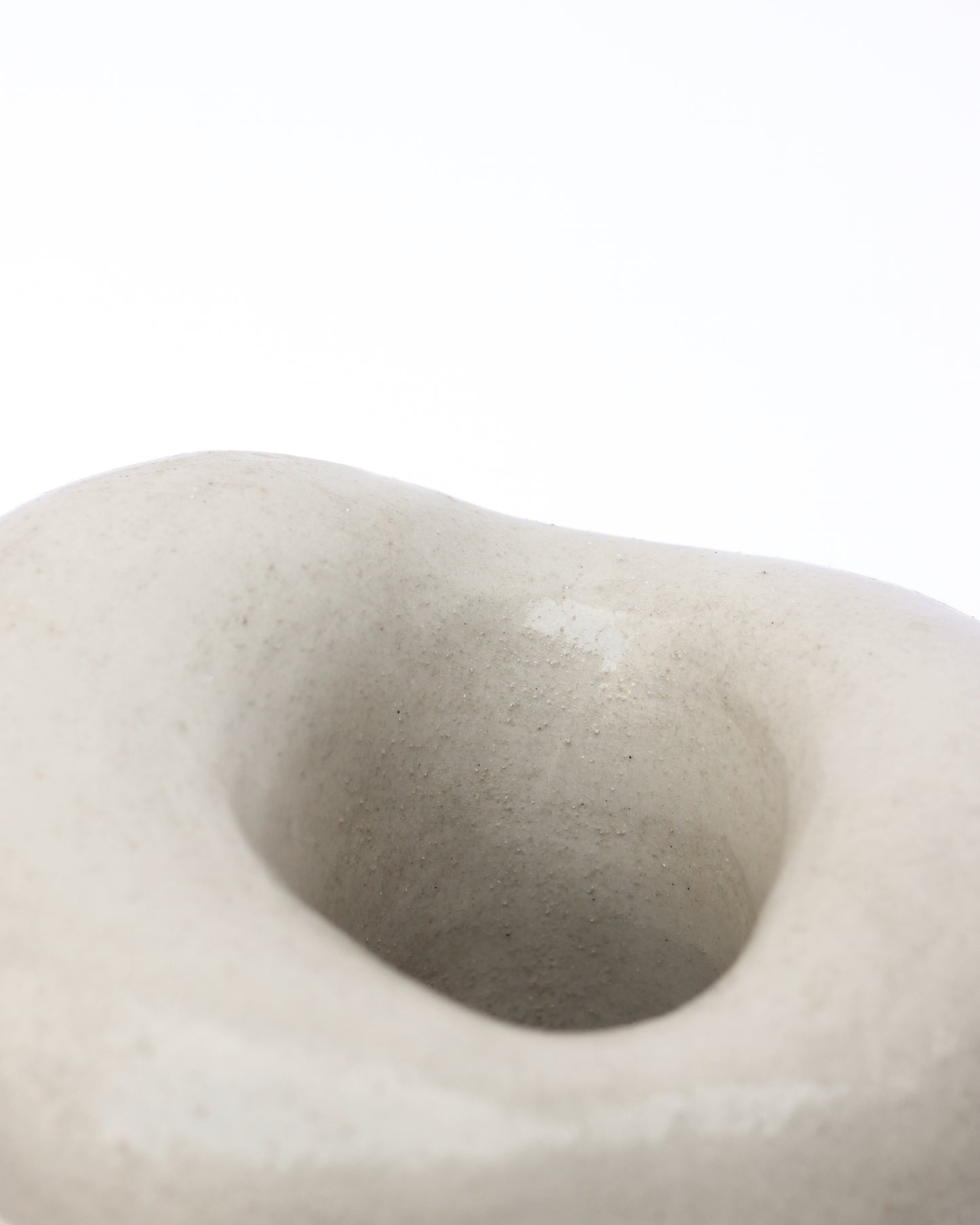 Vase sculptural à double paroi - pièce unique