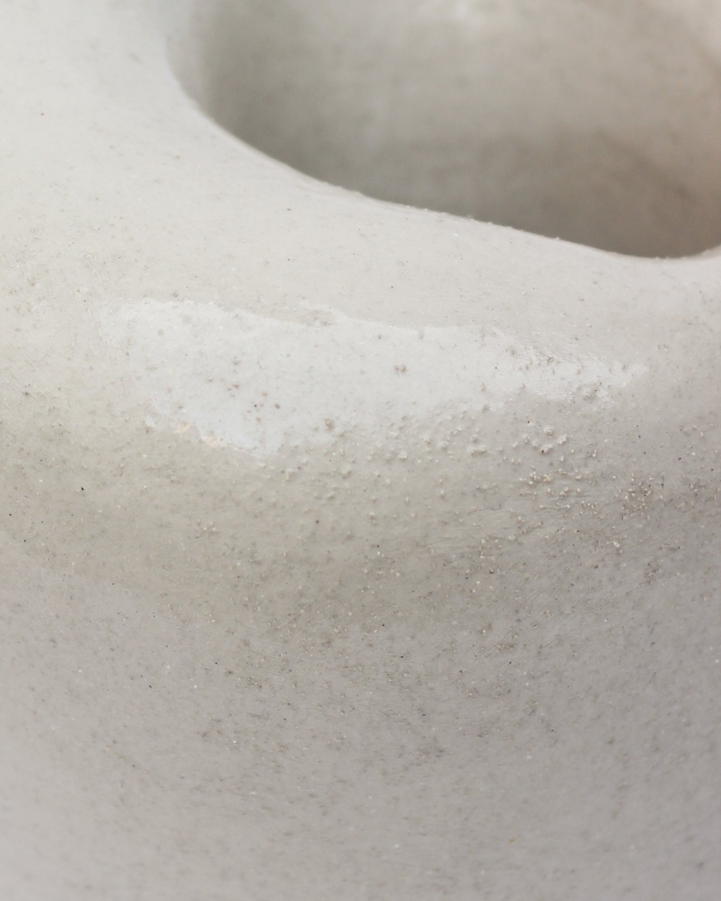 Vase sculptural à double paroi - pièce unique