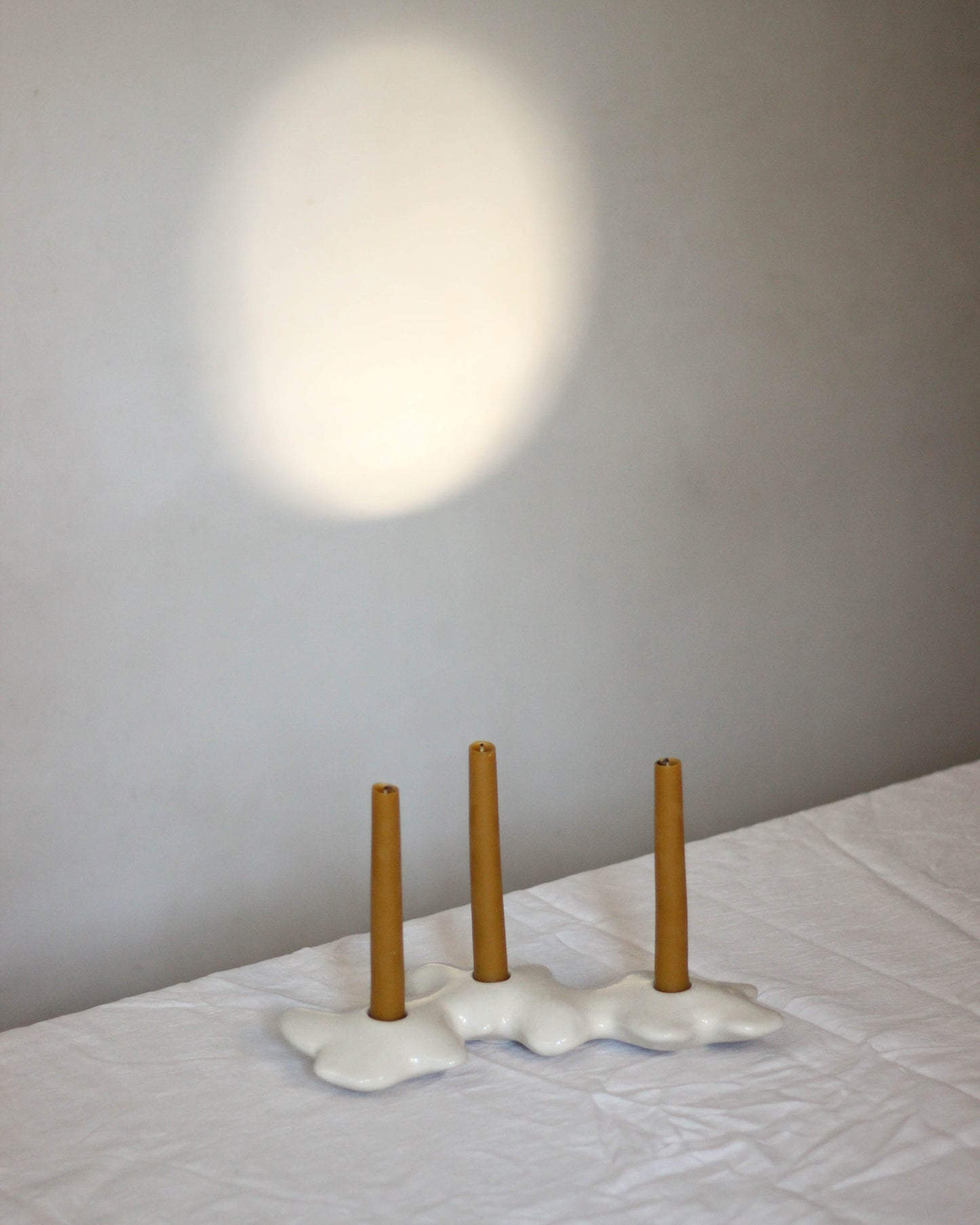 Les pensées - bougeoir triple