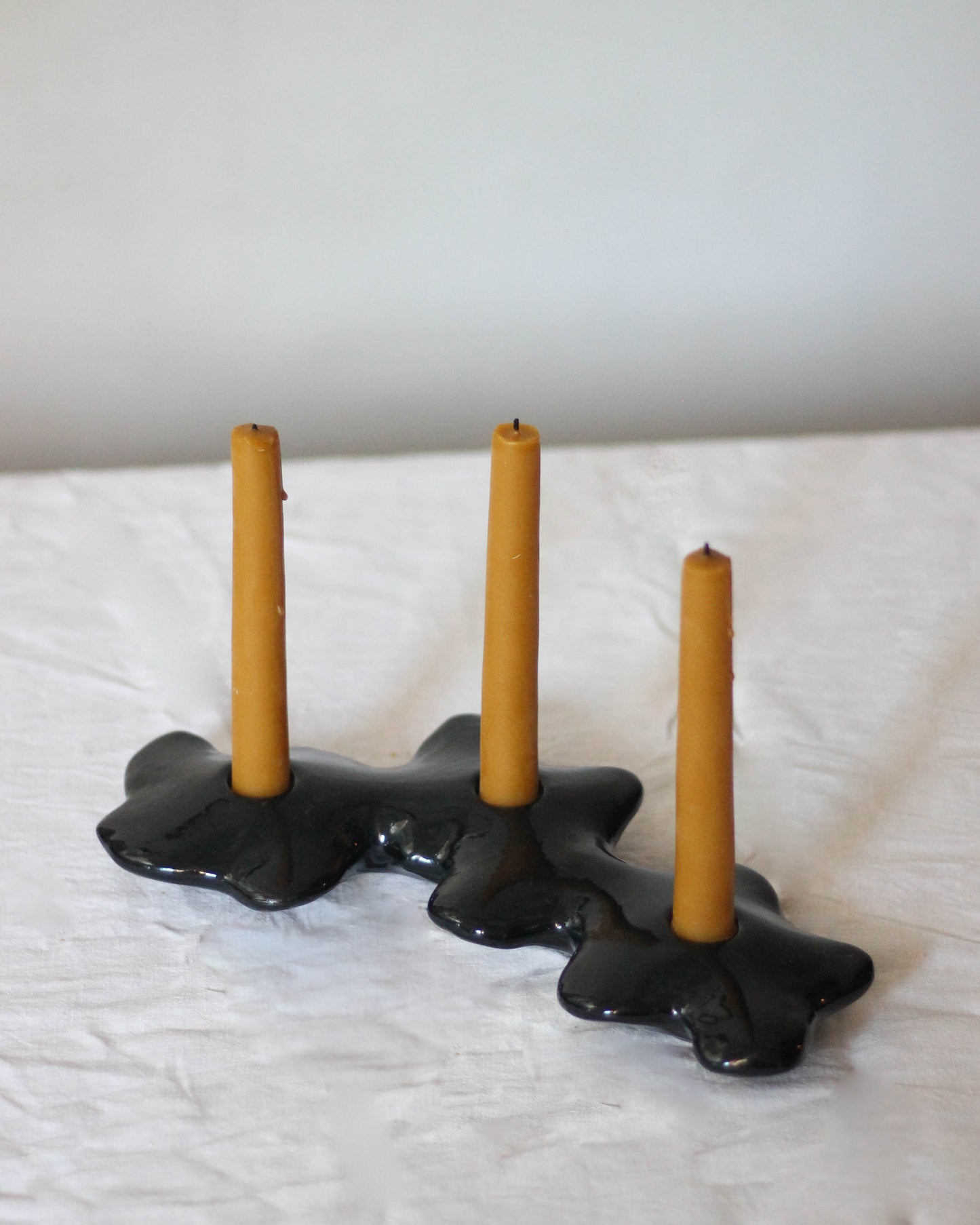 Les pensées - bougeoir triple