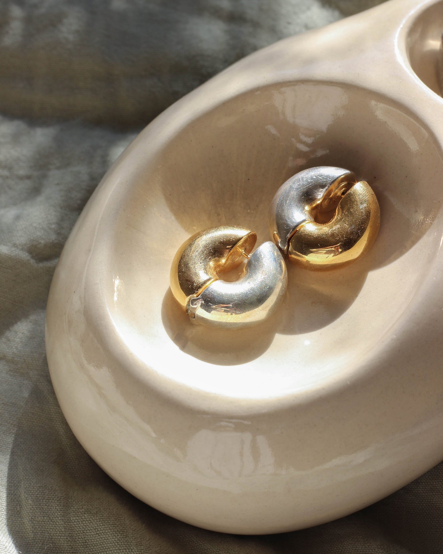 Pateau double sculptural - petit