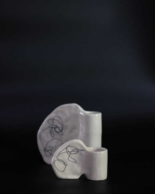 Bougeoirs Nabi - Gribouillis