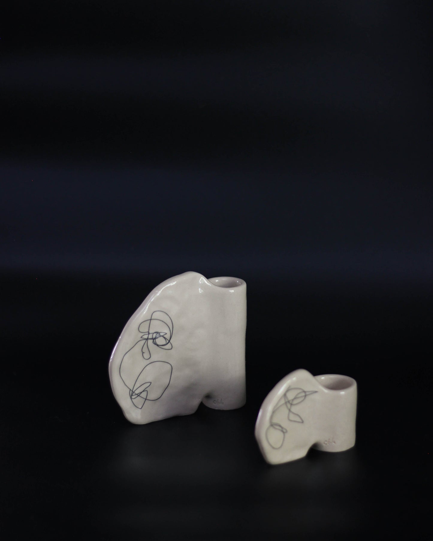 Bougeoirs Nabi - Gribouillis