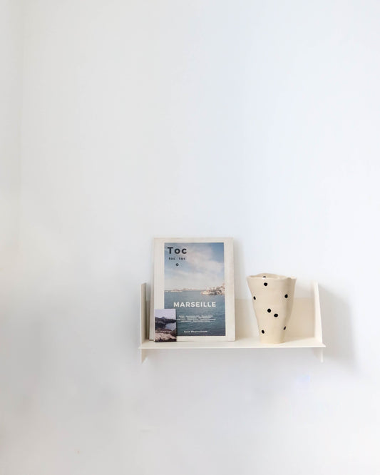 Irregular polka dot vase