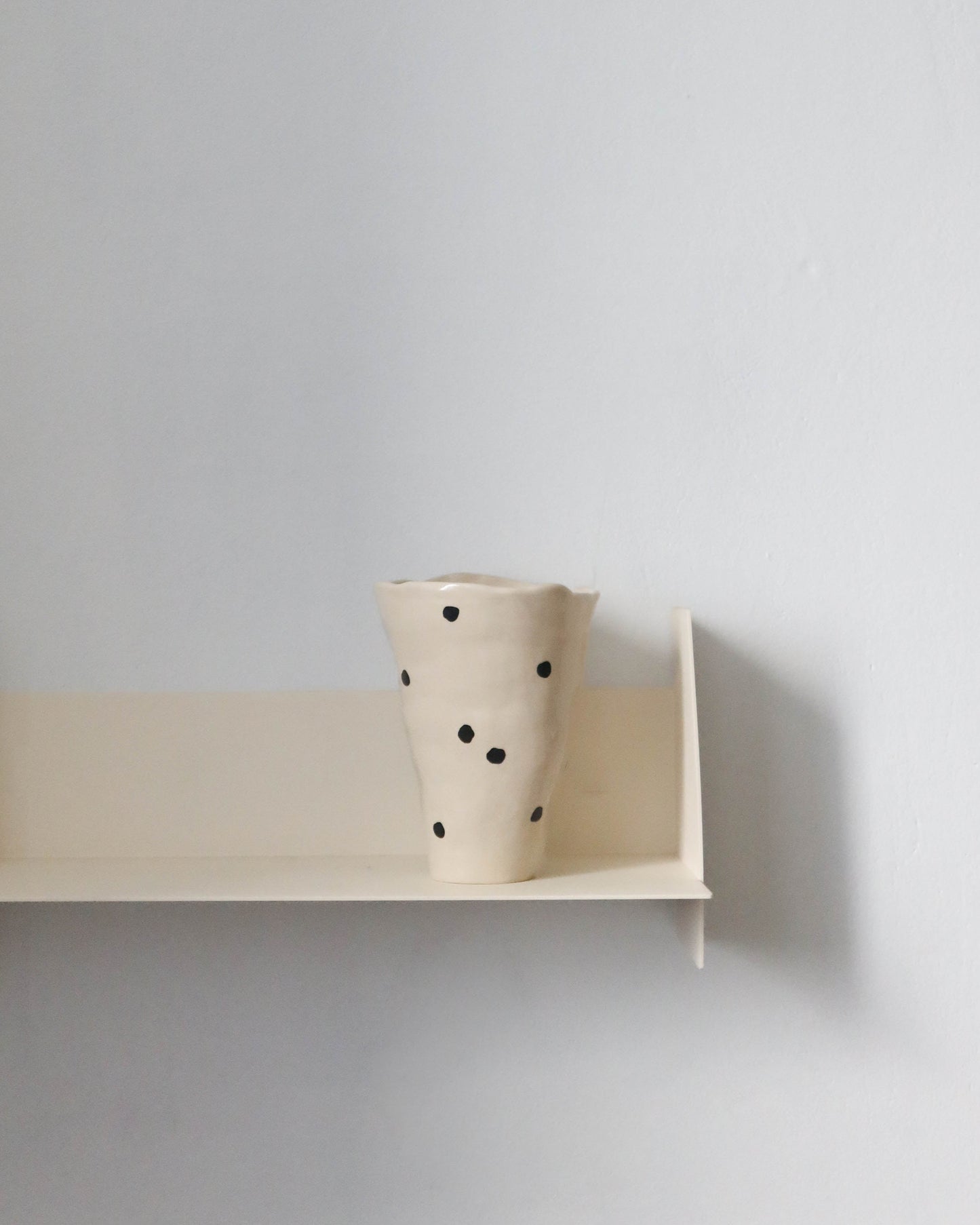 Irregular polka dot vase