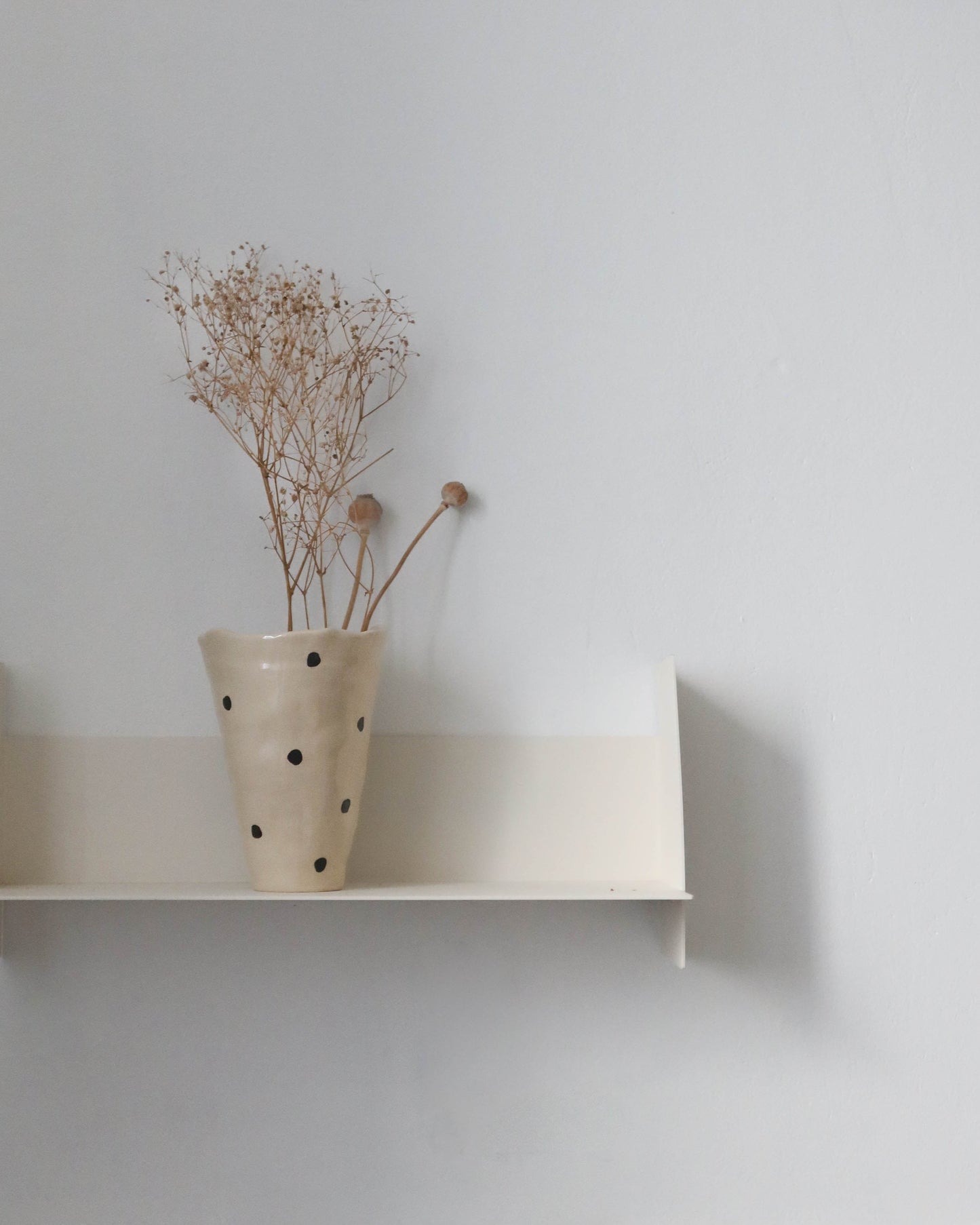 Irregular polka dot vase